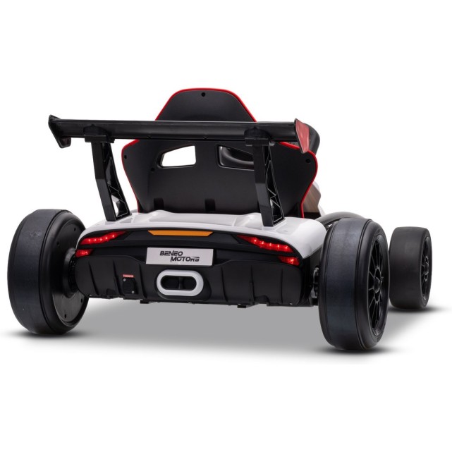 Beli otroški DRIFT CAR 24V za voznike od približno 8 do 12 let