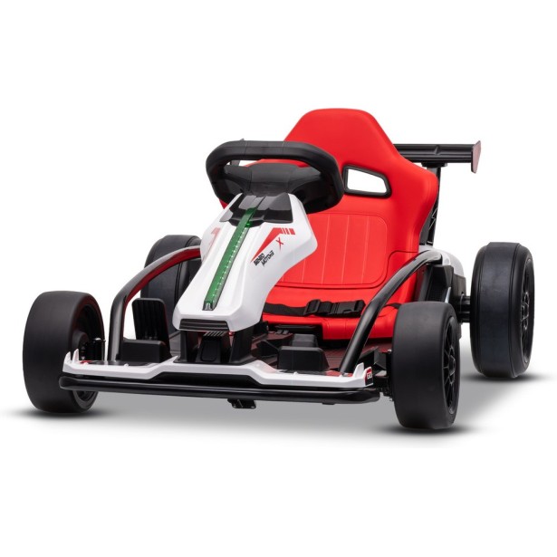Beli otroški DRIFT CAR 24V za voznike od približno 8 do 12 let