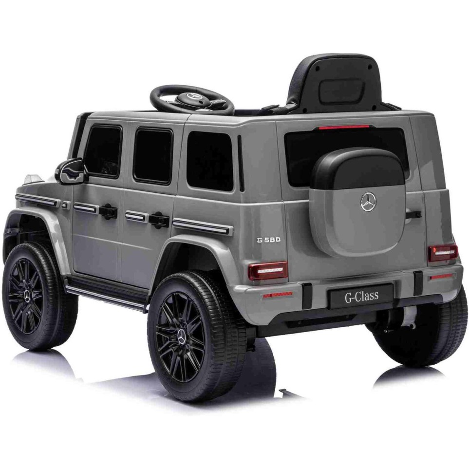 Otroški električni avto Mercedes G580 Grey Silver