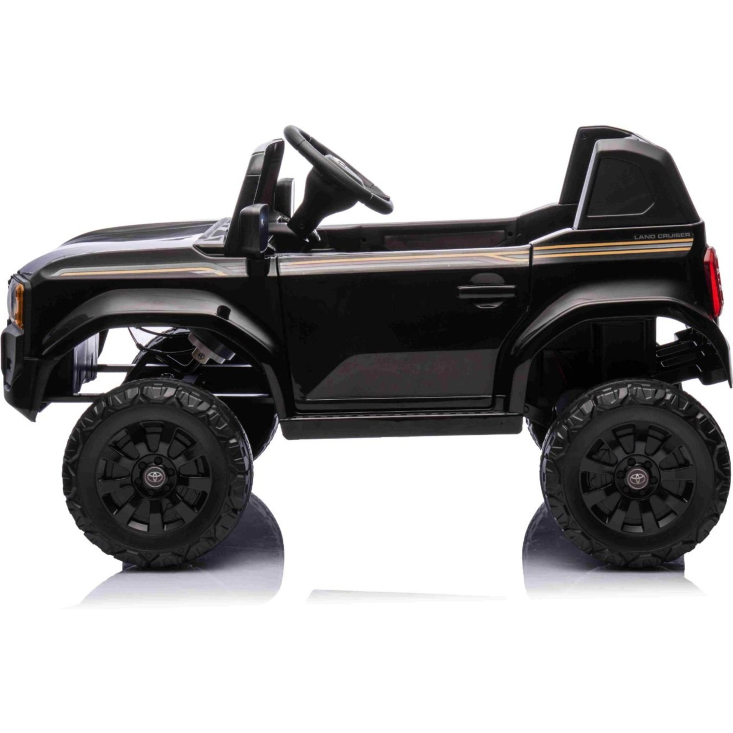 11V Toyota Landcruiser, črn 11V Toyota Landcruiser, li baterija, avtomobil za otroke