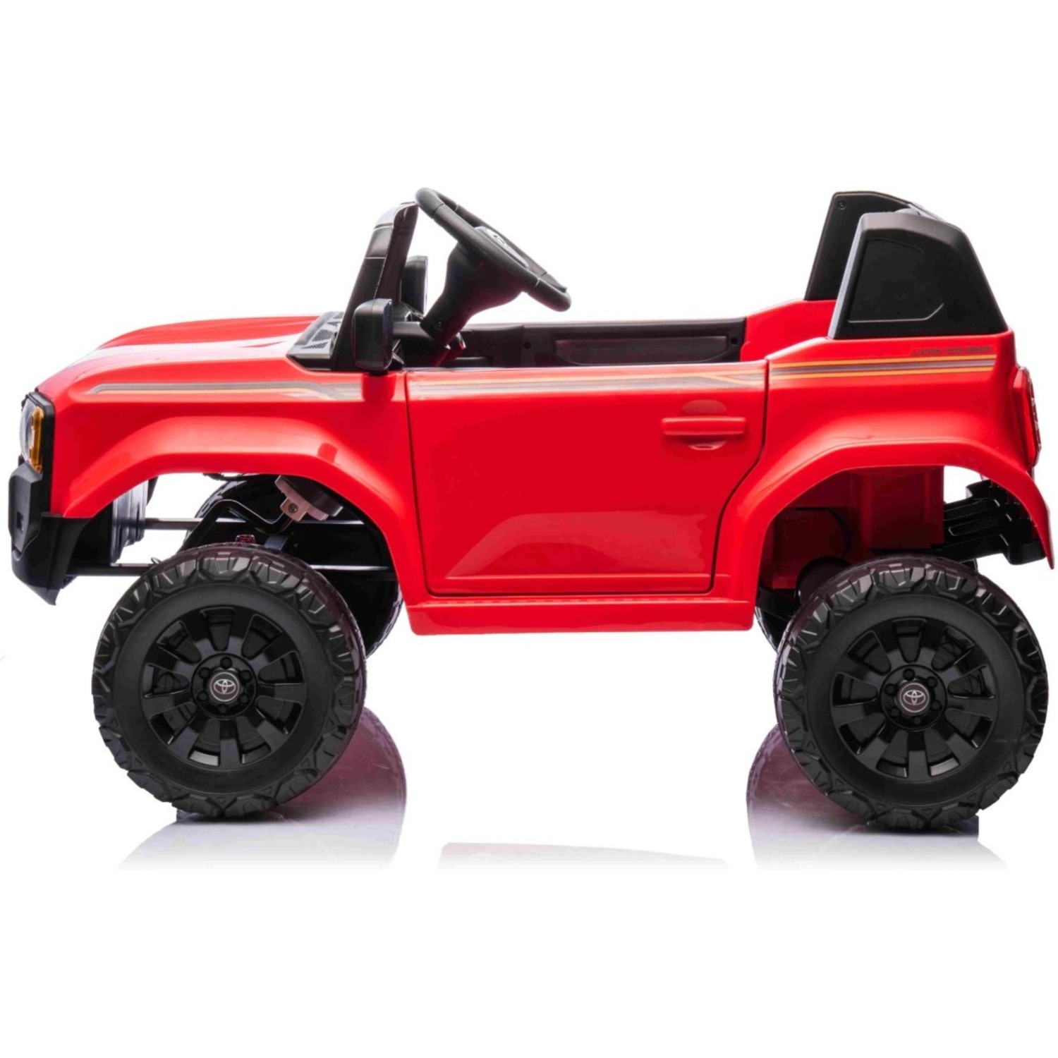 11V Toyota Landcruiser, crveni 11V Toyota Landcruiser, li baterija, dječji automobil