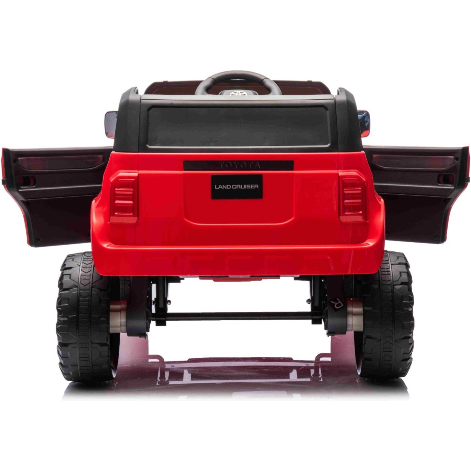 11V Toyota Landcruiser, crveni 11V Toyota Landcruiser, li baterija, dječji automobil