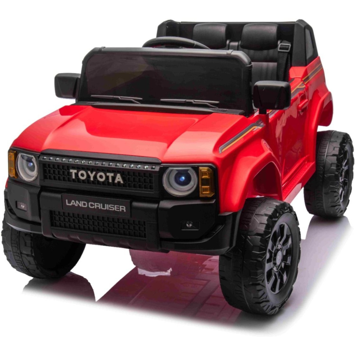 11V Toyota Landcruiser, crveni 11V Toyota Landcruiser, li baterija, dječji automobil