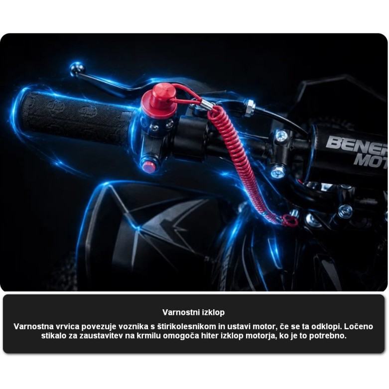 Benzinski quad za djecu MTX Green 49cc