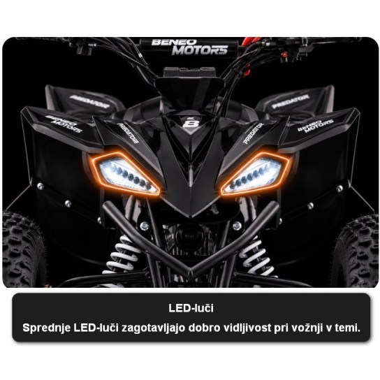 Otroški bencinski štirikolesnik 125 cc PREDATOR Red