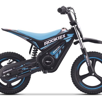 Dječji električni mini cross 22V ROOKIE X (14"), 250 W, plavi