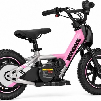 Dječja električna guralica 12 inča RIRIBIKE RTX3 S Pink 24 V