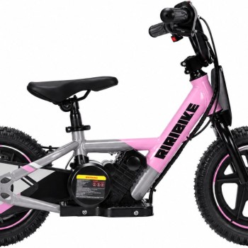 Dječja električna guralica 12 inča RIRIBIKE RTX3 S Pink 24 V