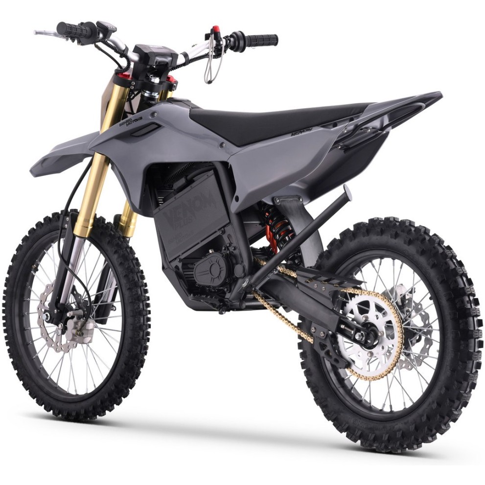 Električni motor kros 8000 W VENOM PLUS Grey za zahtevnejšo terensko vožnjo Električni motor kros 8000 W VENOM PLUS Grey za zahtevnejšo terensko vožnjo
