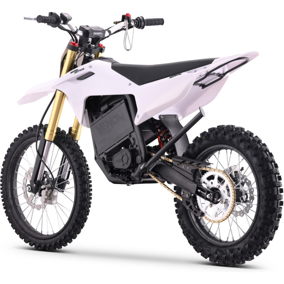 Beli električni motokros 8000 W VENUM PLUS za resno terensko vožnjo