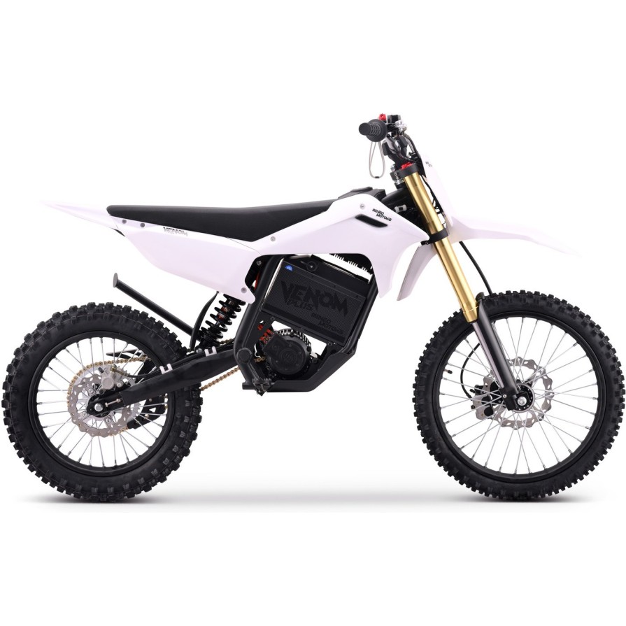 Beli električni motokros 8000 W VENUM PLUS za resno terensko vožnjo