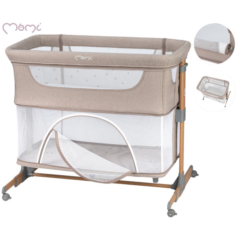SMART BED krevetić uz krevet, ogradica, bež