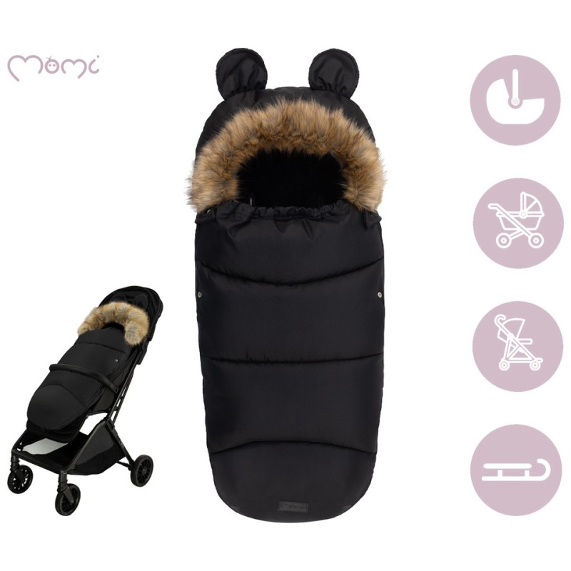 COZY zimska vreča za voziček, vodoodporna, črna COZY zimska vreča za voziček, vodoodporna, črna