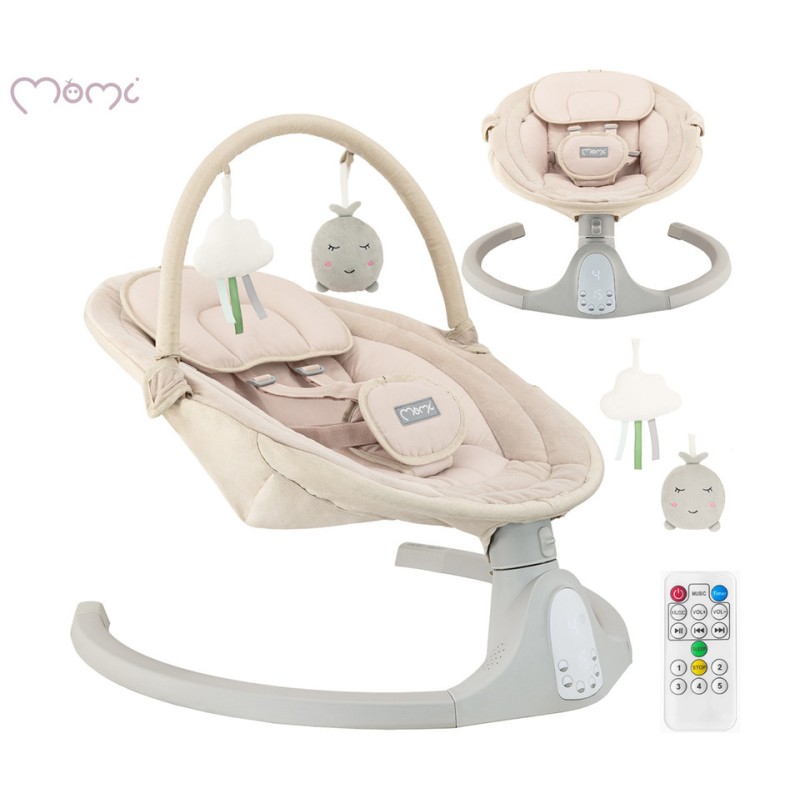 KENANI ljuljačka za bebe, električna, Bluetooth, Sand KENANI ljuljačka za bebe, električna, Bluetooth, Sand
