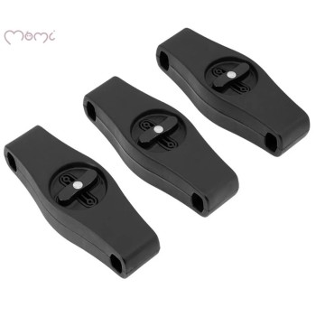 Adapterji za povezavo vozičkov ANDREA, 3 kosi, črni