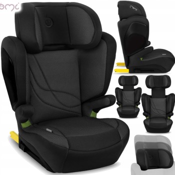 Autosjedalica za djecu MEI, Isofix, za djecu višine 100-150 cm, crna