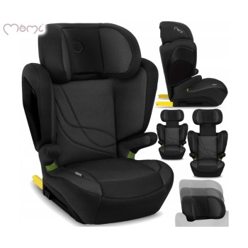 Autosjedalica za djecu MEI, Isofix, za djecu višine 100-150 cm, crna