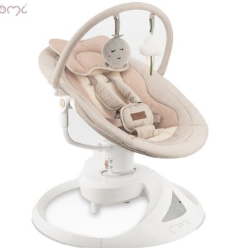 Ljuljačka za bebe PEARL, automatska, Bluetooth, bež