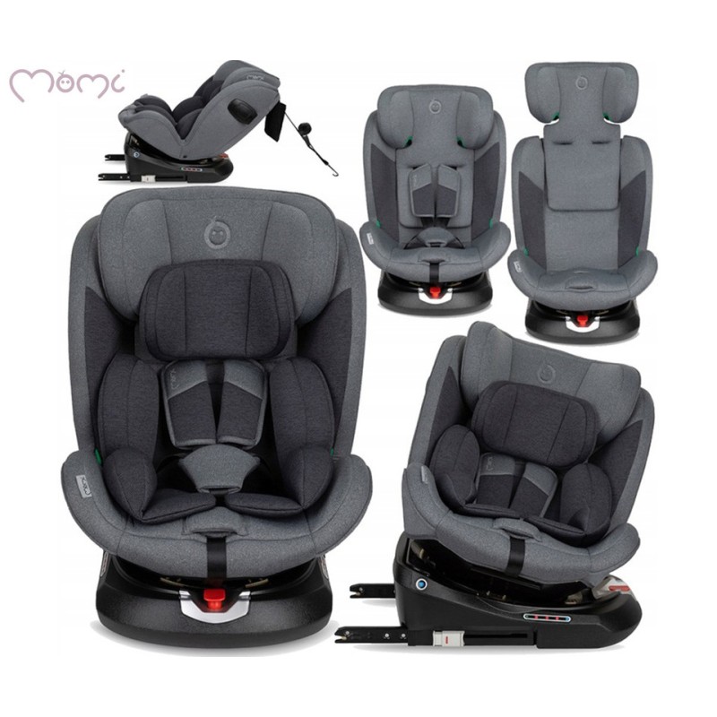 Avtosedež 360° EMI i-Size 40-150 cm, siv