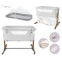 Otroška posteljica MoMi SMART BED 2.0 4v1, svetlo siva Otroška posteljica MoMi SMART BED 2.0 4v1, svetlo siva