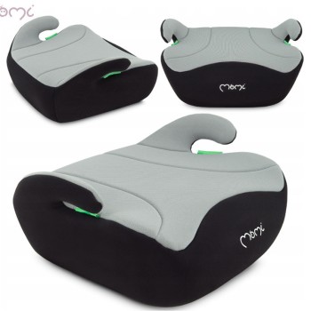 Crno-siva booster autosjedalica MoMi LIKO i-Size 125-150 cm