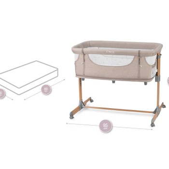 SMART BED krevetić uz krevet, ogradica, bež SMART BED krevetić uz krevet, ogradica, bež