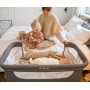 SMART BED otroška obposteljna posteljica in stajica, siva MOMI SMART BED, siva
