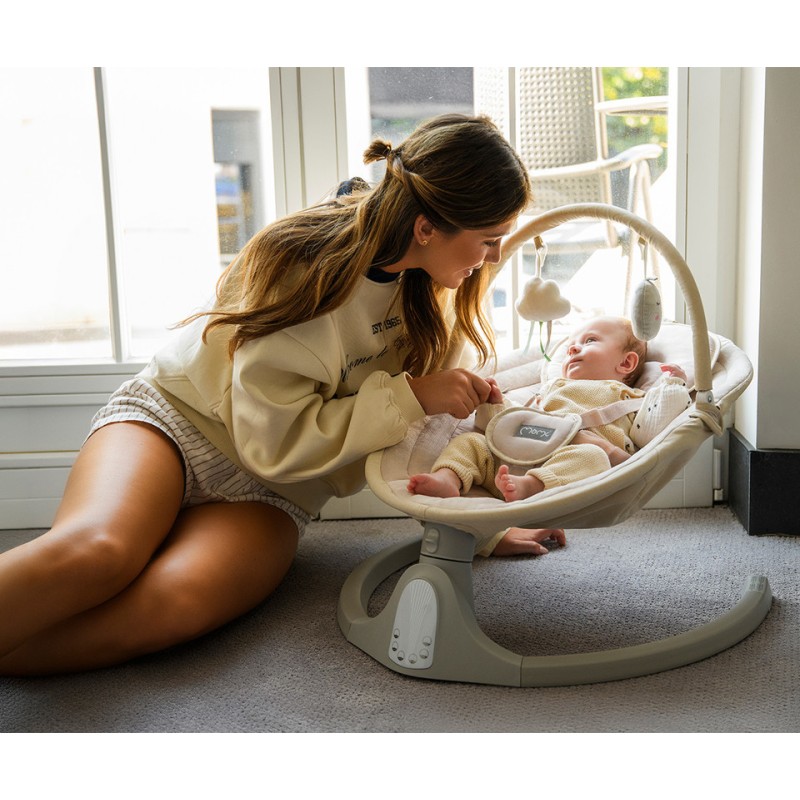 KENANI ljuljačka za bebe, električna, Bluetooth, Sand KENANI ljuljačka za bebe, električna, Bluetooth, Sand