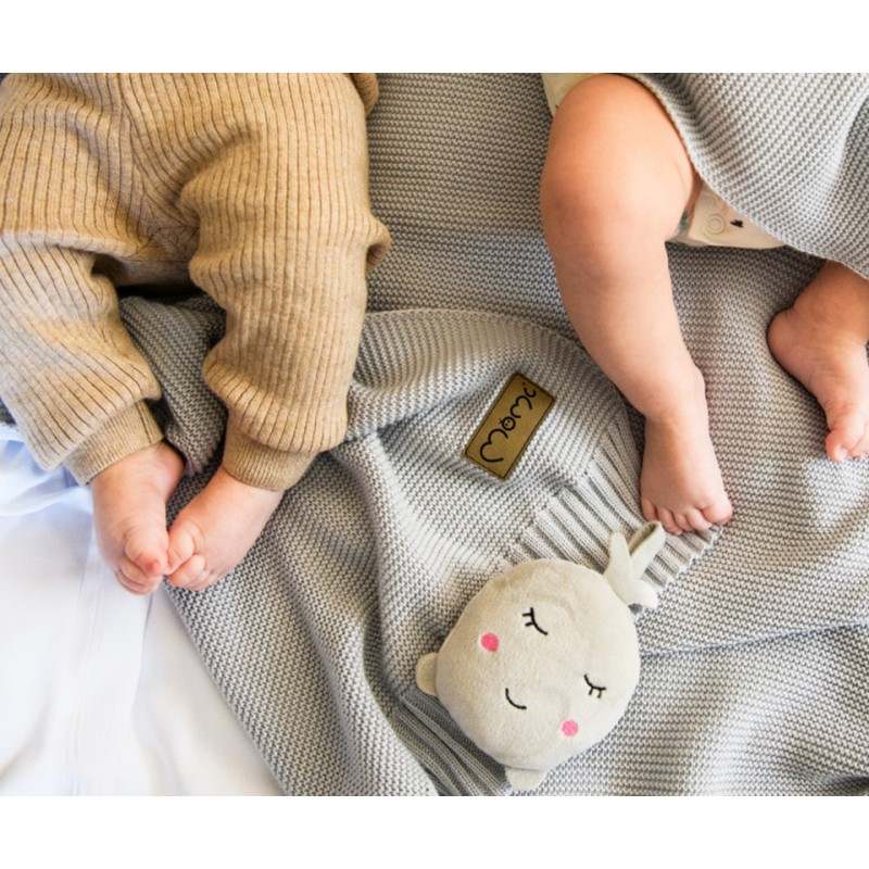 Deka za bebe HUG, 50% pamuk, 50% bambus, 110x80 cm, ružičasta Deka za bebe HUG, 110x80 cm, ružičasta