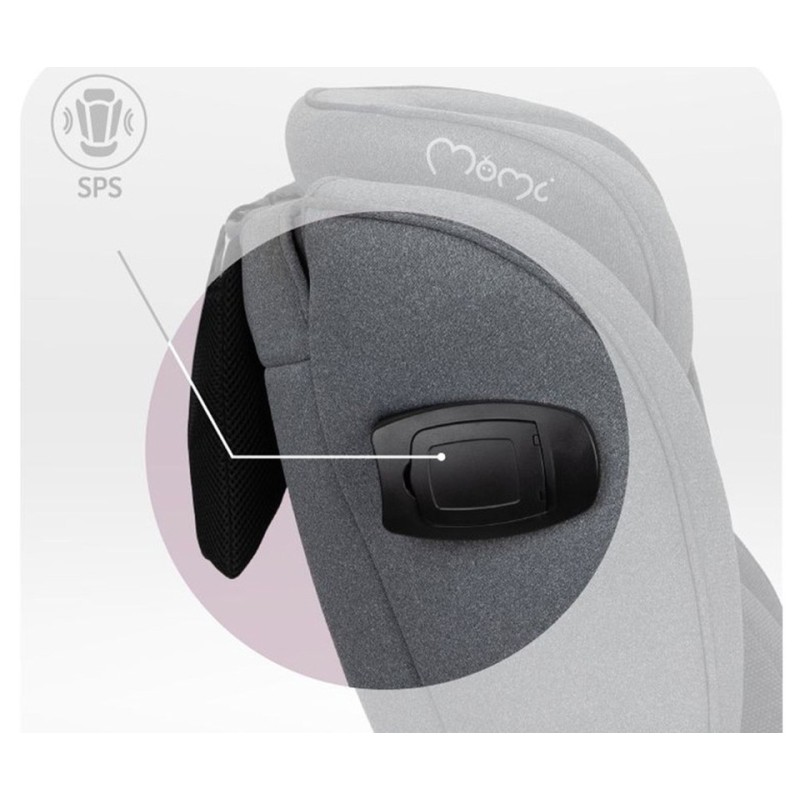 Avtosedež 360° EMI i-Size 40-150 cm, siv