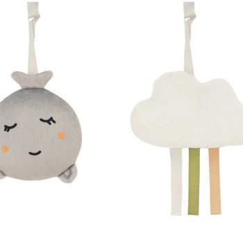 Ljuljačka za bebe LAPIS Light Grey