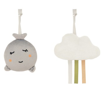 Ljuljačka za bebe LAPIS Light Grey
