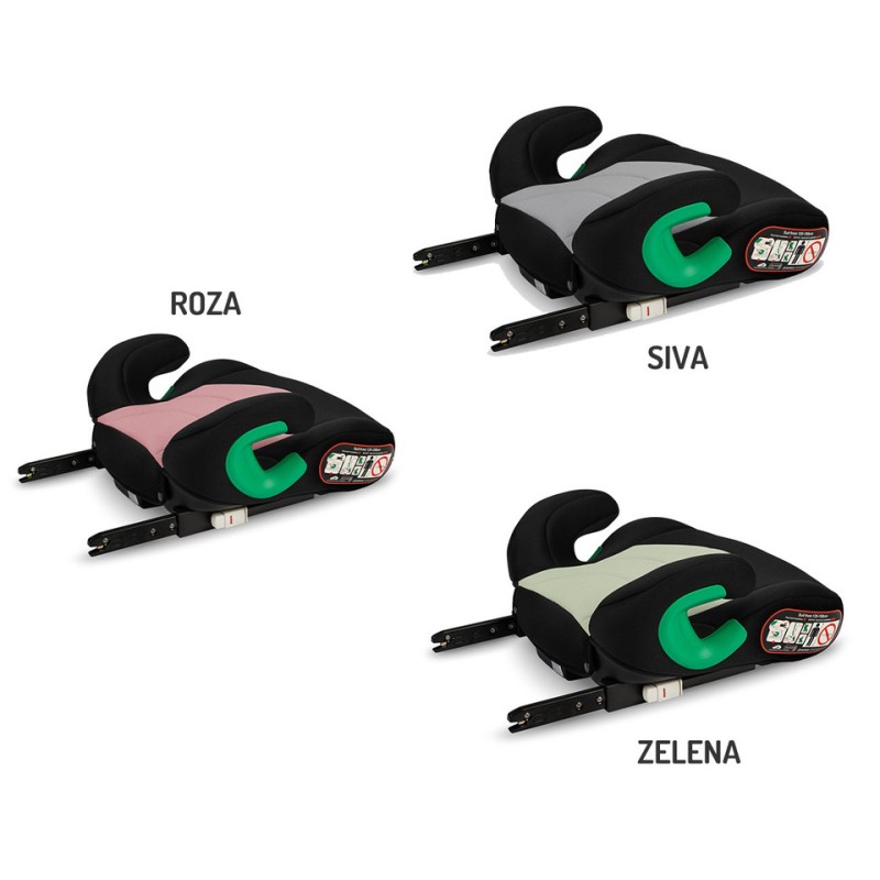 Autosjedalica Isofix VENKO I-Size 125-150 cm, sivo-crne boje