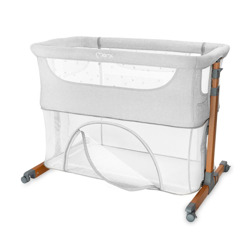 Otroška posteljica MoMi SMART BED 2.0 4v1, svetlo siva Otroška posteljica MoMi SMART BED 2.0 4v1, svetlo siva