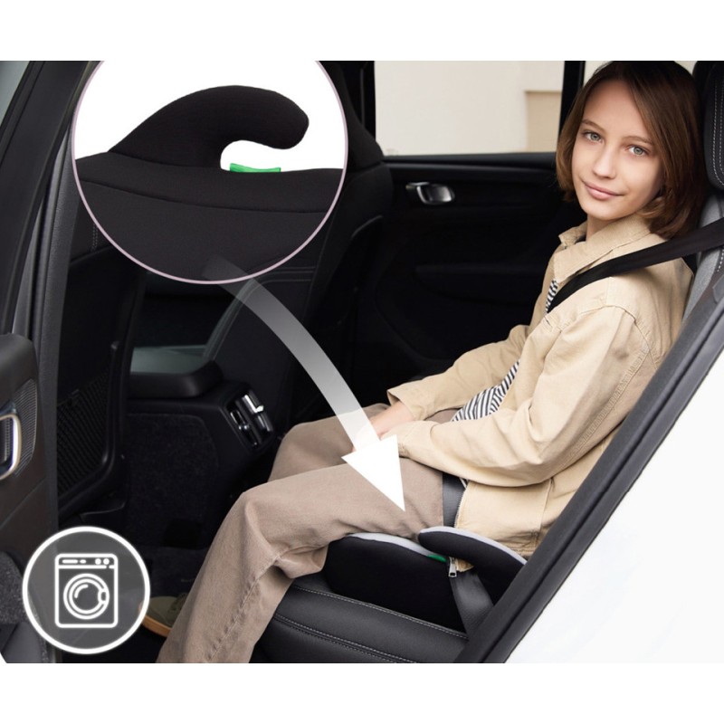 Dječja autosjedalica booster MoMi LIKO 125-150 cm, crni