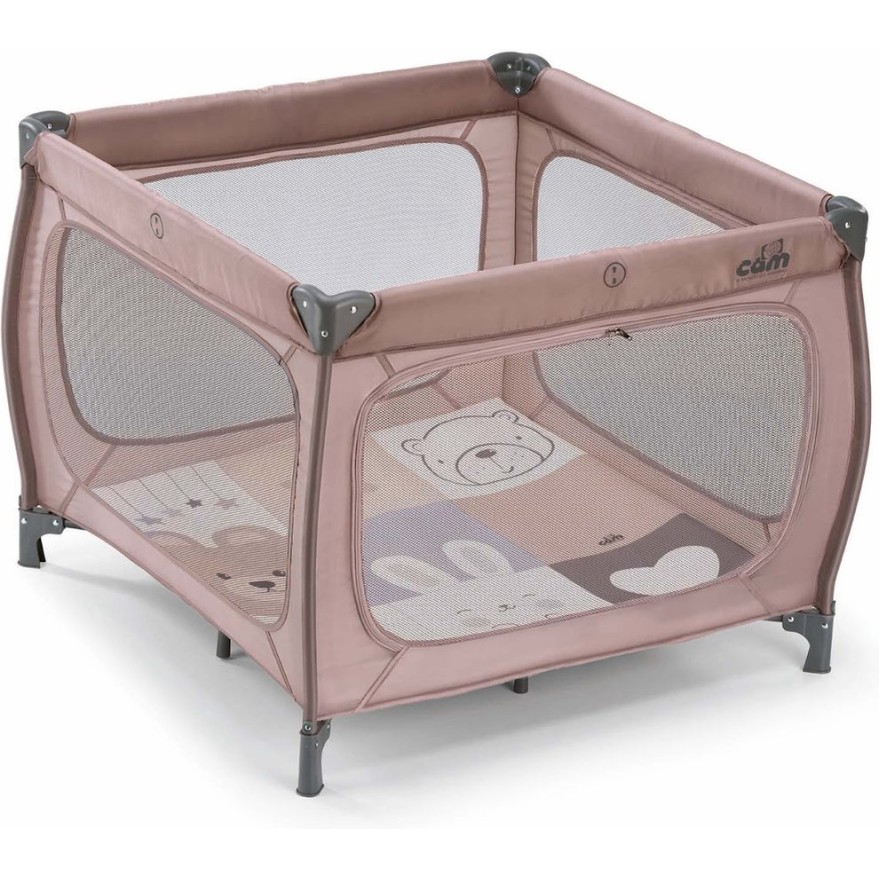 Qbox Beige ogradica i putni krevetić 2u1 Qbox Beige ogradica i putni krevetić 2u1