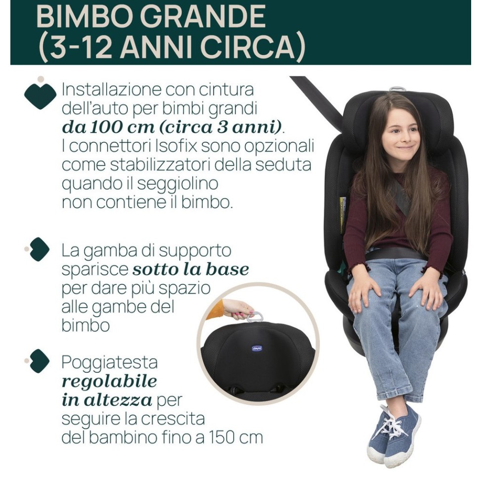 Avtosedež EVERONE i-Size Grey Black 40–150 cm Avtosedež EVERONE i-Size Grey Black 40–150 cm