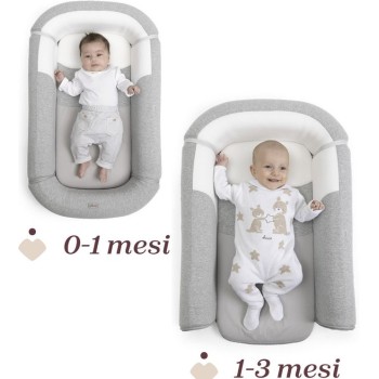 Gnijezdo za bebu MOMMY POD 3in1 Grey