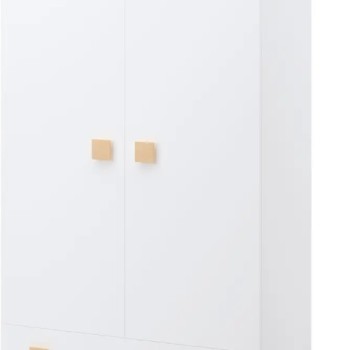 Dječji garderobni ormar EVOLUTION White Natural