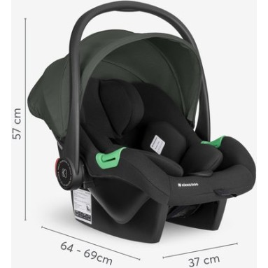 Dječja kolica 3u1 KikkaBoo AVA Black