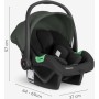 Dječja kolica 3u1 KikkaBoo AVA Black