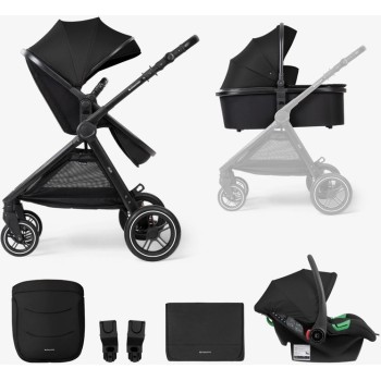 Dječja kolica 3u1 KikkaBoo AVA Black