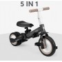 Dječji tricikl s roditeljskom ručkom Flip Black 5u1