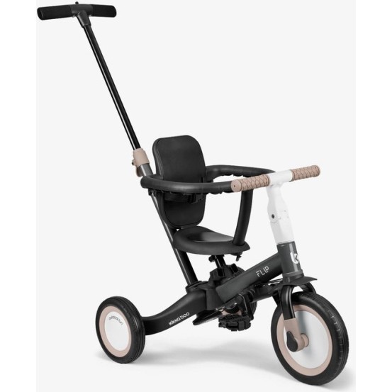 Dječji tricikl s roditeljskom ručkom Flip Black 5u1