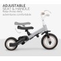Dječji tricikl s roditeljskom ručkom FLIP Grey