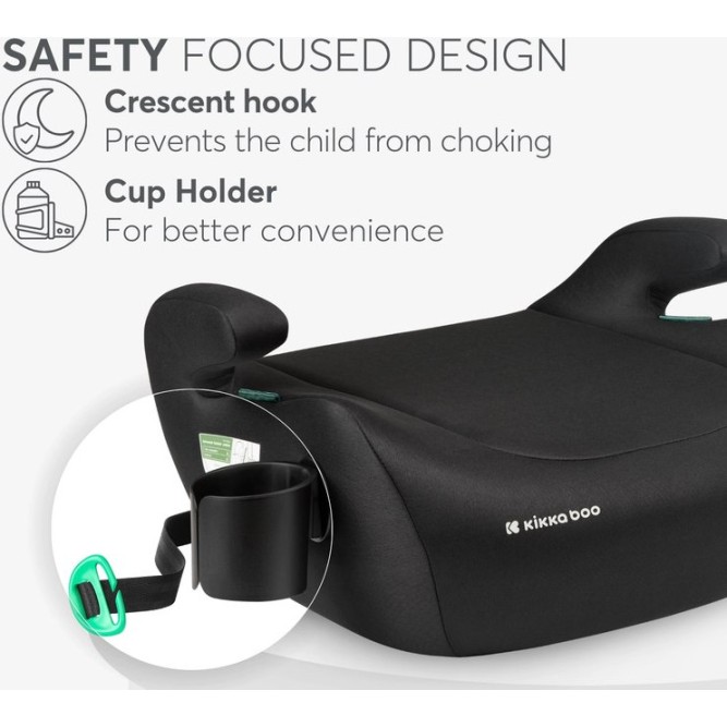 Autosjedalica bez naslona i ISOFIX-a i-GO i-Size Black za djecu od 125 do 150 cm Autosjedalica bez naslona i ISOFIX-a i-GO i-Size Black za djecu od 125 do 150 cm