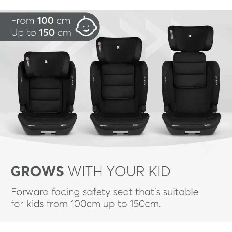 Kikkaboo i-SCOUT Light Grey i-Size autosjedalica 100–150 cm Kikkaboo i-SCOUT Light Grey i-Size autosjedalica 100–150 cm