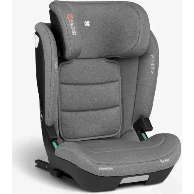 Kikkaboo i-SCOUT Light Grey i-Size autosjedalica 100–150 cm Kikkaboo i-SCOUT Light Grey i-Size autosjedalica 100–150 cm