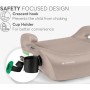 Otroški avtosedež ISOFIX jahač Kikkaboo i-TIP i-Size Beige