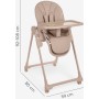 Sklopiva hranilica Pastello 3 Beige